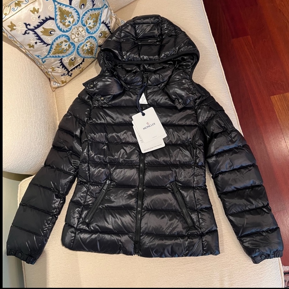 Moncler Black Puffer Jacket Bady Giubbotto NWT Size 0, XS